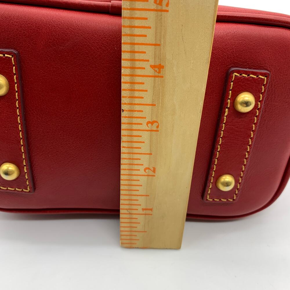 Dooney & Bourke Red Leather Crossbody Bag - Picture 7 of 14